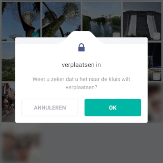 AppLock bevestigingsvenster