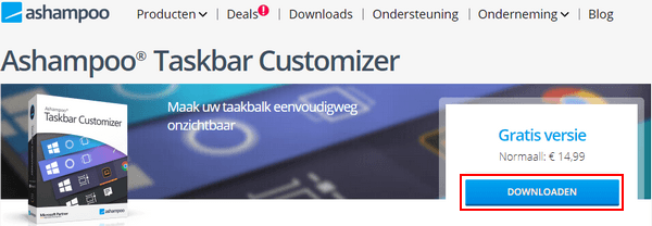 Ashampoo Taskbar Customizer downloaden