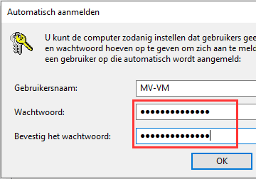 Microsoft Windows 10 automatisch laten aanmelden zonder wachtwoord