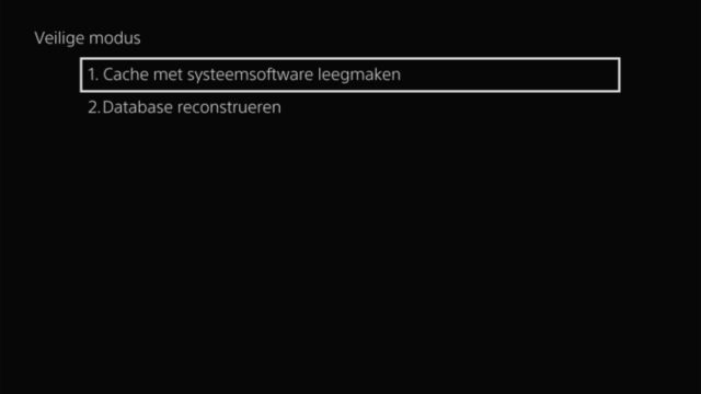 Systeemsoftware cache leegmaken op een PlayStation 5