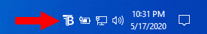 TranslucentTB systeemvakpictogram