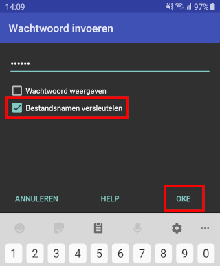 Wachtwoord instellen in RAR