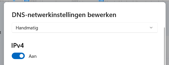 IPv4 inschakelen