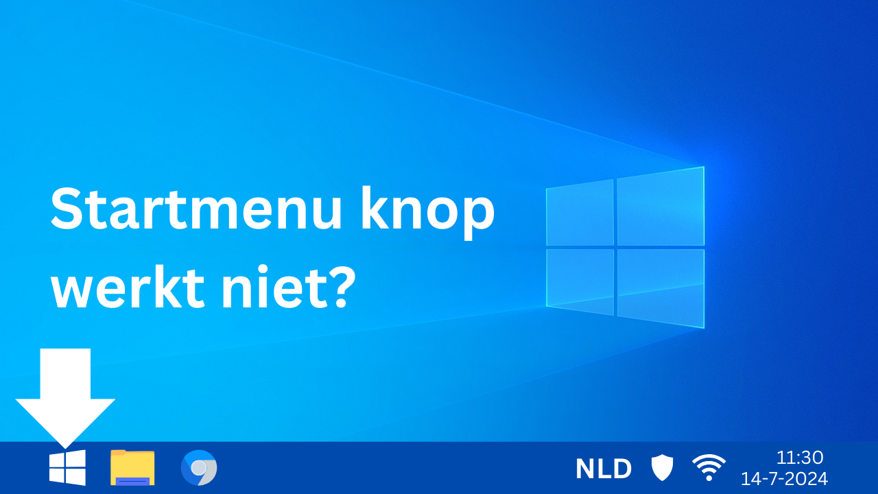 Windows 10 of 11 startmenu knop werkt niet? (5 oplossingen)